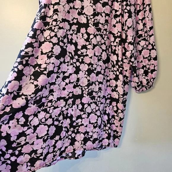 MSCH Copenhagen Women's Boho Floral Print Balloon Sleeve Feminine Casual Dress L - Picture 10 of 16